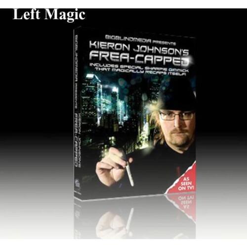 Frea-capped by Kieron (DVD And Gimmicks) - Magic Tricks Card Magic Props Close-Up Stage Magic Magia Accessories Illusion