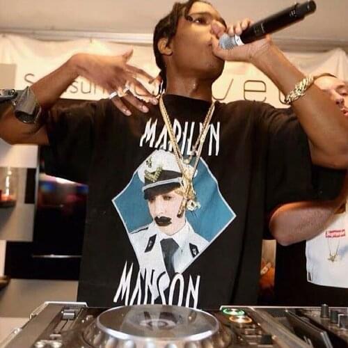 Summer Mens Tshirt Hip Hip Clothes Rock Tees Loose Short Sleeve Mens And Womens Youth T-shirt Couple Top