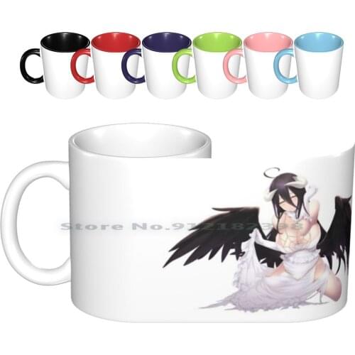 ?hot Albedo Succubus ( Overlord Anime Lewd ) ? Ceramic Mugs Coffee Cups Milk Tea Mug Albedo Albedo Succubus Sexy Albedo Hot