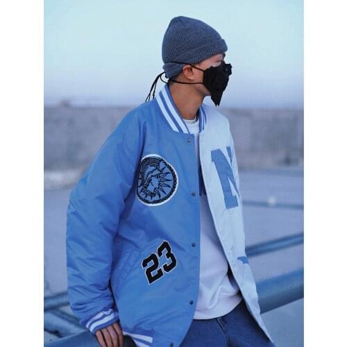 Baseball Jacket Casual Cotton Padded Jacket women Mens clothes Harajuku Athletic Wear streetwear thickening keep warm oversized