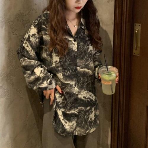 Plus size Harajuku Blouses Women/Man oversized Printing shirts high street 2021 Summer Tops Short Sleeve Blusas