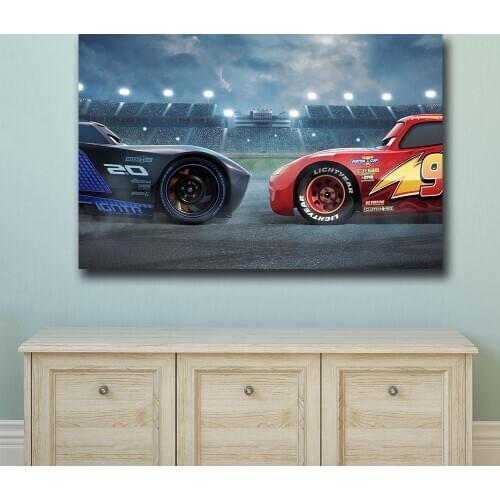 Printing wall picture cars 3 pixar-animated-movie-ad Home Decor On Canvas Modern Wall Art Canvas Print Poster Canvas Painting