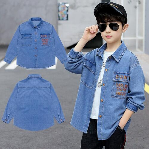 OBOVATUS Long Sleeve Shirts For Boys