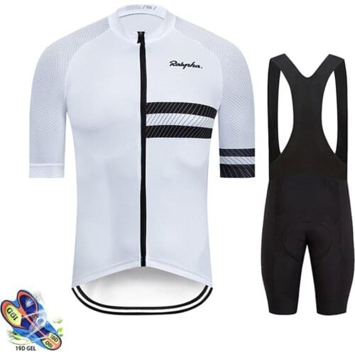 Raphaful Cycling Clothing 2021 New Team Summer Quick Dry Short Pants Set Breathable Ciclismo MTB Bike Uniform Cycling Jersey Set