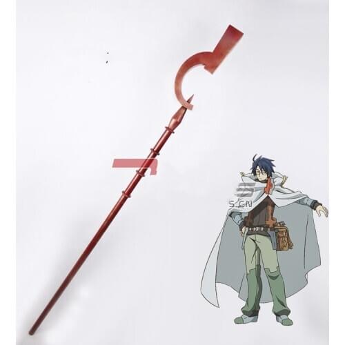 Anime LOG HORIZON Wand Replica Cosplay Prop PVC Canes Weapons Halloween Carnival Custom Hand Made Prop Costume Accessories