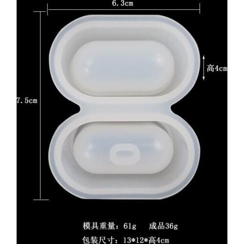 DIY crystal glue dropping mold silicone earphone box smart cover