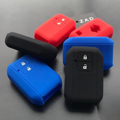 ZAD 3 button remote key silicone rubber car key cover case set for suzuki new swift 2017 wagon R Japanese monopoly type 3c