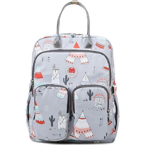 Mummy Diaper Bag Waterproof Ladies Bottle Backpack Large Capacity Zipper Woman Bags 2020 New Hobos Travel Lady Handbag