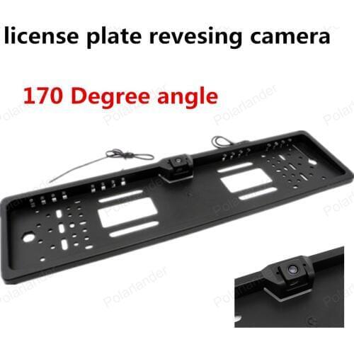 Waterproof Car License Plate Frame Rear View Camera Reverse Parking Camera 170 Degree Viewing Angle