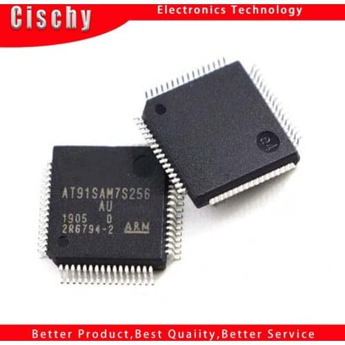 1pcs AT91SAM7S256-AU QFP64 AT91SAM7S256 91SAM7S256 64-LQFP
