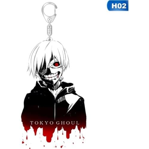 1pcs Pendant Anime Accessories Cartoon Key Ring Tokyo Ghoul Keychain For Fans Sasaki Haise Acrylic Key Chain