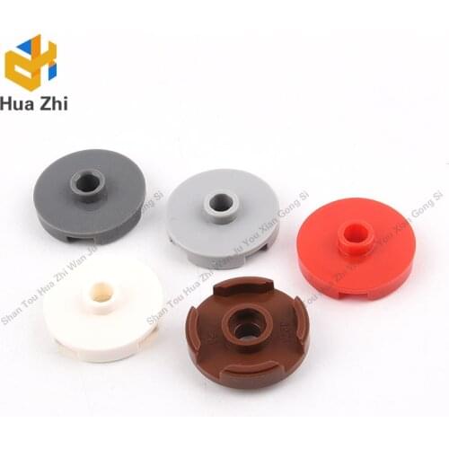 10PCS 18674 Tile 2 x 2 Round with Center StudBuilding Blocks Parts MOC DIY Education Build Toys Brick