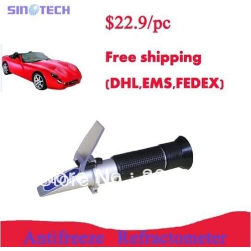 10pcs express free shipping Hand held Antifreeze coolant Refractometer RHA-600ATC with C and F degree