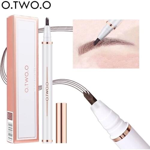 3-Fork Tip Waterproof Eyebrow Pencil Cosmetics Long Lasting Natural Makeup For Women Girl SUB Sale