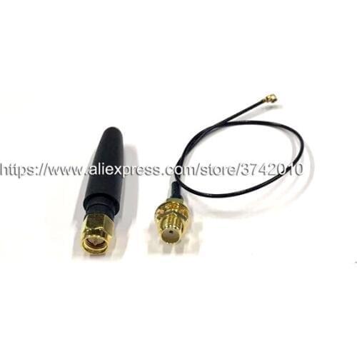 2.5dBi 2.4G Wifi Antenna 2.4G Module Antenna SMA Male 5CM +RF 1.13 Cable