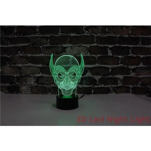 Free Shipping Party Gift 3D Cartoon Shape Led Night Light 220v with CE and UL Certificate YJM-2893