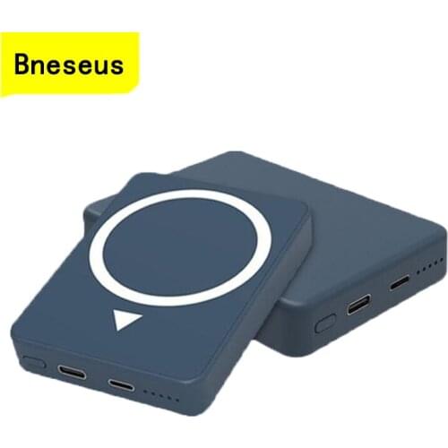 Magnetic wireless power bank 5000mAh for iPhone12 Pro Max Mini portable ultra-thin back clip power bank external battery charger