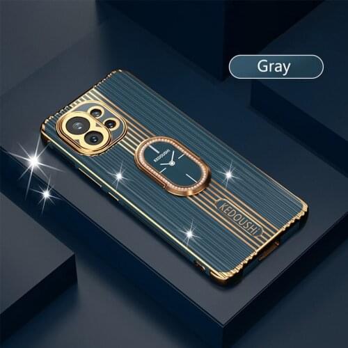 Ring bracket case for Xiaomi mi 11i Mi 11 Pro Case Slim Soft TPU Back Holder Cover for Xiaomi 11 Mi11 10S