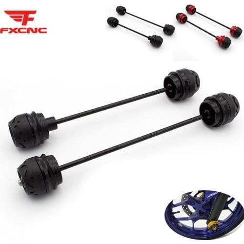 For Ducati Monster 696 796 Aluminum Front & Rear Motorcycle Axle Wheel Crash Sliders Frame Crash Pad Fork Accessories