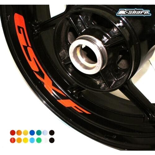Motorcycle Wheel Sticker Decal Reflective Rim Bike Motorcycle Suitable for SUZUKI GSXF gsx f