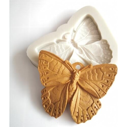 New butterfly shape silicone mold Chocolate fudge cake decoration tools Chocolate fudge cake decoration tools Sugarcraft