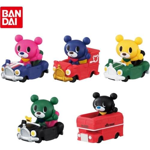 Bandai Genuine Gashapon Hitchhiking Bear Vol.3 Cute Anime Action Figure Collection Model Gacha Toys Gifts for Kids Boys Girls