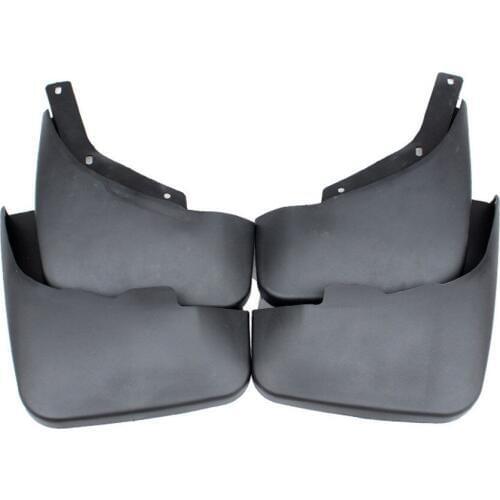 BBQ@FUKA 4Pcs/set Front & Rear Mud Flaps Splash Guard Mudguard Fit For Audi Q7 2007-2015 Car accessories