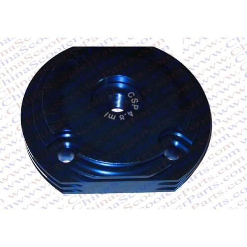 Performance 44MM CNC Cylinder Head Blue 47CC 49CC Mini Dirt Pit Bike Parts