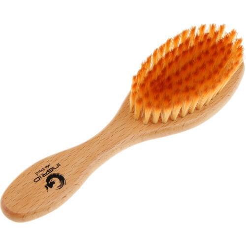 Ultra Soft Baby Hair Brush Comb Wooden Handle for Newborn Toddler Infant Hairbrush Neck Face Duster Brush