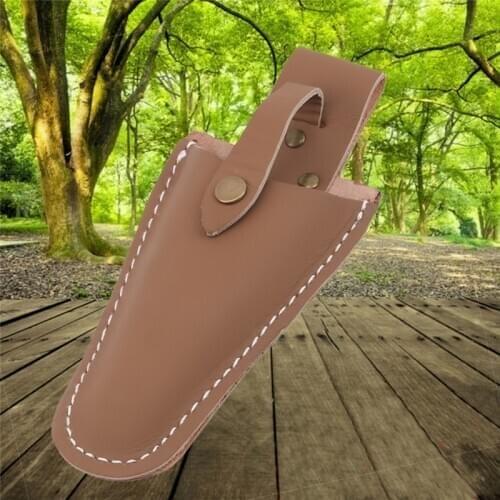 Tool Bag Leather Sheath Pouch Holder Garden Tool Bag For Pruning Plier Shears 20.5 * 9cm Garden Pruning Shear Pouch