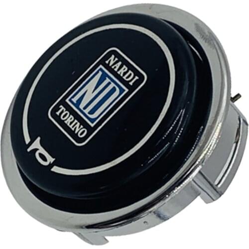 Universal Car Steering Wheel Horn Button Metal + Plastic ND Horn Button Speaker Control Cover Fit for Most Steering Wheel