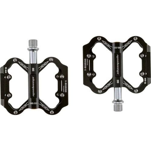 SHANMASHI Bicycle Pedals Ultra-light bike Pedal Aluminum Alloy CNC Mountain Bike Pedals MTB Road Cycling Sealed 3 Bearing Pedals