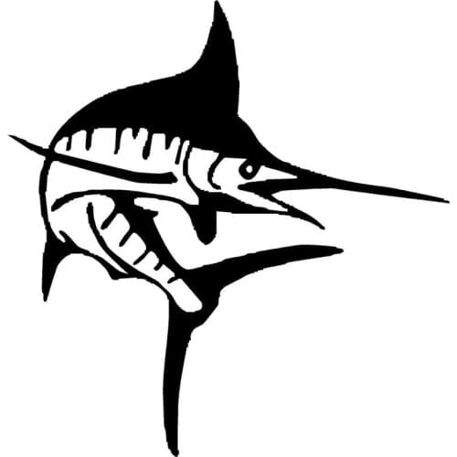 High Quality Cartoon Marlin Car Stickers Pvc Personality Fashion Auto Body Windows Exquisite Decals Waterproof Decoration