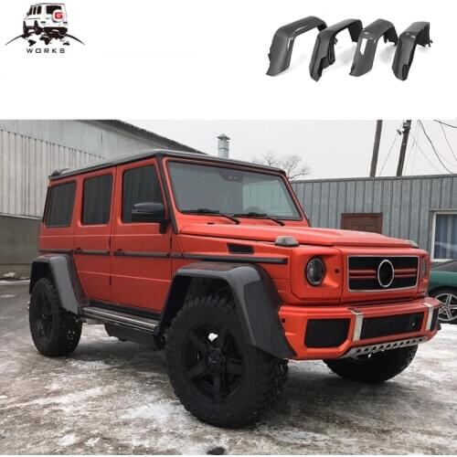 W463 4x4 fender flares fit for g class W463 G63 2013-2017 to 4x4 fender arches carbon fiber material wide fender