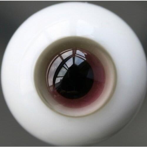 [wamami] 16mm Pale Violet Red & Light Gray For BJD Doll Dollfie Glass Eyes Outfit