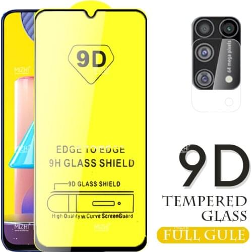 2 in 1 9d protective glass on samsun m31 camera lens screen protector for samsung galaxy m31 m 31 sm-m315f safety glass film
