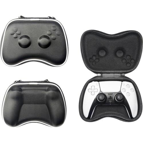 EVA Hard Storage Bag Carrying Case for PS5 DualSense Controller Housing Shell Shockproof Protective Cover Case for PS5 Gamepad