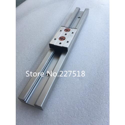 1pcs Double axis roller linear guide SGR15 L1000mm +1pcs SGB15UU block multi axis core linear Motion slide rail auminum guide