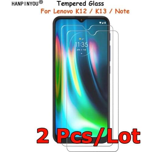 2 Pcs/Lot For Lenovo K12 K13 Note Pro Tempered Glass Screen Protector Ultra Thin Explosion-proof Protective Film + Cleaning Kit