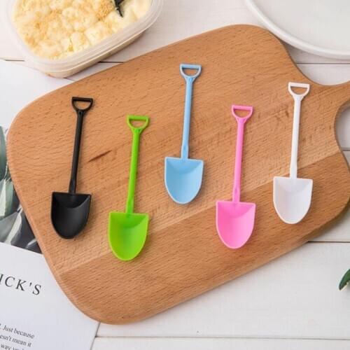 5000pcs Mini Shovel Plastic Spoon Cake Construction Beach Garden Party Disposable Stacks Popsicle Tools NO396