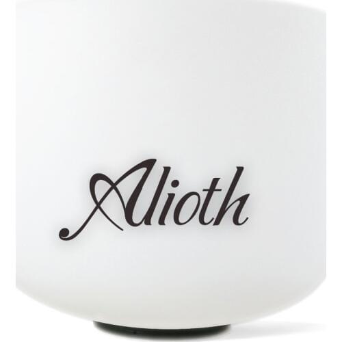 8 Inch 432Hz/Perfect Pitch Frosted Crystal Singing Bowl G Note for Throat Chakra Use in Yoga/Meditation/Sound Therapy