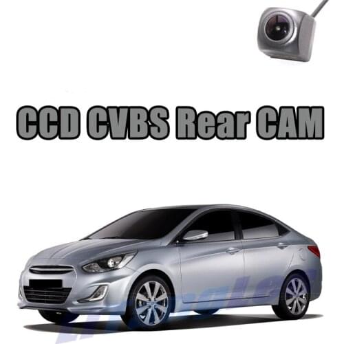 Car Rear View Camera CCD CVBS 720P For Hyundai Accent RB 2010~2015 Reverse Night Vision WaterPoof Parking Backup CAM