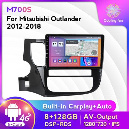 16G ROM IPS Screen Android Car Multimedia Video Player For Mitsubishi Outlander 3 GF0W GG0W 2012-2018 Radio GPS Navigation WIFI