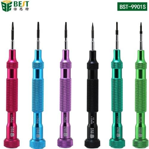 BEST-9901S Top Quality Phillips Torx Pentalobe Screwdriver for Cell Phone repairing( Free Shipping )