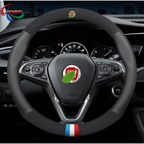 Car Steering Wheel Cover For FIAT Bravo Linea Freemont Ottimo Viaggio 500 Punto 2019 2020 Car Interior Accessories