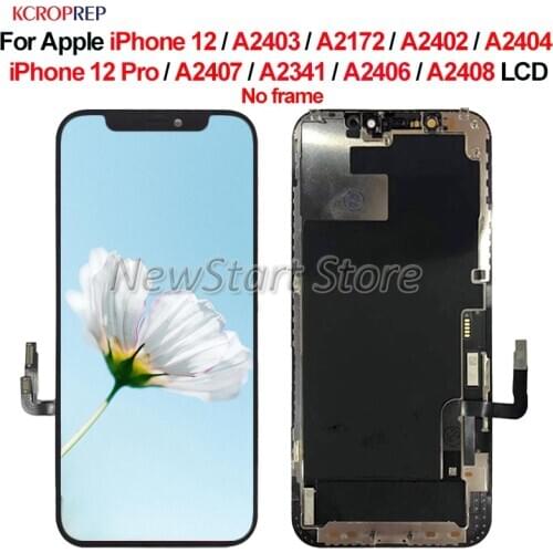 For Apple iPhone 12 12 Pro LCD Display Touch Screen Digitizer Assembly For iPhone A2403 A2172 A2402 A2404 A2407 A2341 A2406 lcd