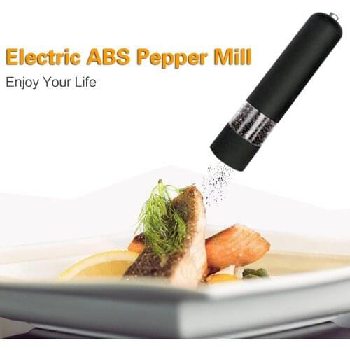 Electric Salt Spice Herb Pepper Mills Grinder Kitchen Tools Black Salt And Pepper Grinders Electric Pepper Mill Kitchen Tools