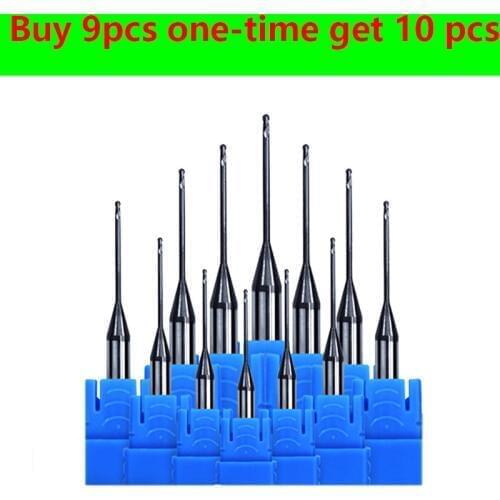 2Flutes flat Long neck End Mills 1mm 1.5mm 2mm HRC55 solid carbide CNC deep groove cutter milling cutters Router bit knife