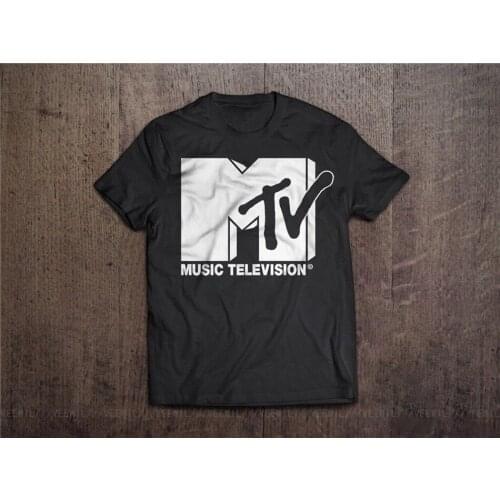 Logo Throwback T-Shirt Retro Vintage 80s 90s Bands Pop Music TV Culture Breathable T Shirt