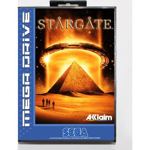 Stargate 16bit MD Game Card For Sega Mega Drive/ Genesis with Retail Box